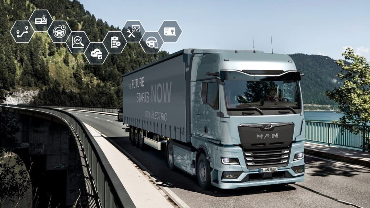 MAN eTruck includes MAN DigitalServices package as standard