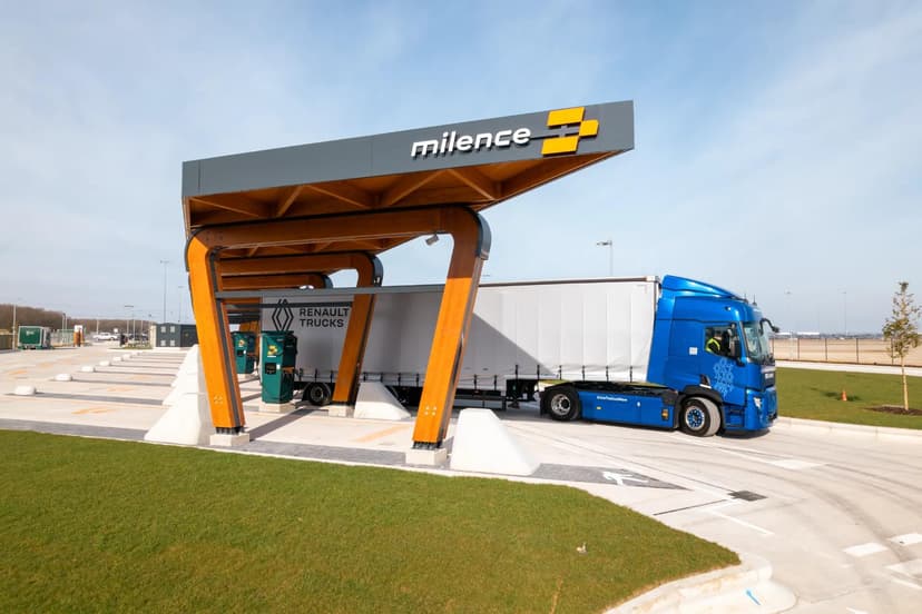 Renault Trucks maps public charging hubs for electric trucks in Europe